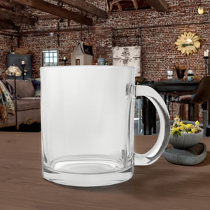 Offre Spéciale 12 oz Pint Mugs <span class=keywords><strong>Verre</strong></span> à bière à pied classique avec poignée <span class=keywords><strong>Design</strong></span> de sublimation givré Logo à motif personnalisé - Product Image 3