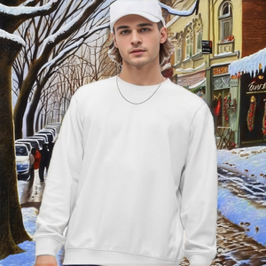 Sudaderas de Cuello Redondo de Manga Larga para Hombre, Talla Grande 4XL, Ligeras, Lisas, Unisex, Bordado 3D, Ecológicas, con Logotipo Personalizado - Product Image 2