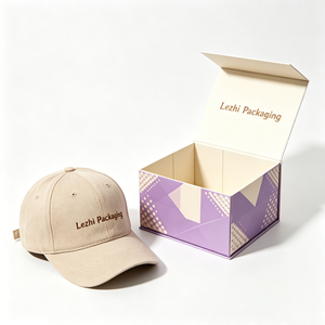 Boîte d'emballage personnalisée pour chapeaux – Boîtes de transport longues pour chapeaux Fedora, casquettes de camionneur, casquettes de baseball, casquettes snapback, chapeaux bob - Product Image 3