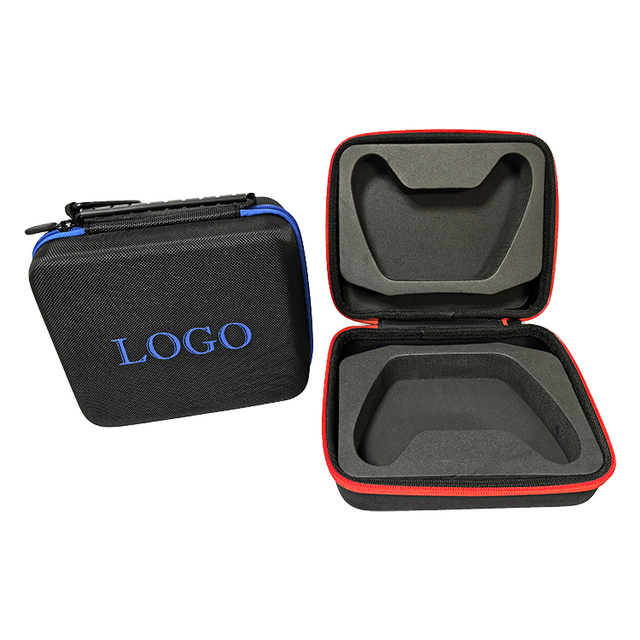 Eco-Friendly Design Print Logo Hard Shell EVA Foam Storage Case with Zipper Closure and Plastic Handle for PS45 Controller