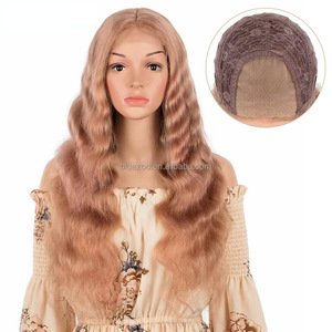 Peluca de Cabello Humano Rubio con Ondas Largas, Cierre de Encaje 4x4, para Mujeres Europeas y Americanas, 14-28 Pulgadas, Venta al por Mayor de Fábrica - Product Image 1