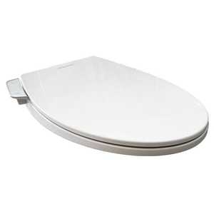 Sièges de toilette ronds en plastique modernes à fermeture lente avec couvercle amortisseur à dégagement rapide - Product Image 3