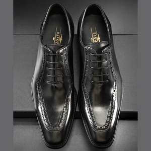 Chaussures en cuir pour hommes, brogues d'automne luxueuses et imperméables, personnalisées, pour le travail et les occasions décontractées - Product Image 4