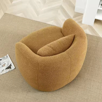 Modernes Kreatives Schlichtes Elegantes Akzentsofa für Wohnzimmer und Schlafzimmer, U-förmiger Sessel