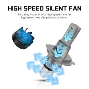 Новая автомобильная светодиодная фара H4, 66 Вт, 4000 лм, дальний/ближний свет, Встроенная мини-фара, лампа Plug-and-Play, универсальная - Product Image 3