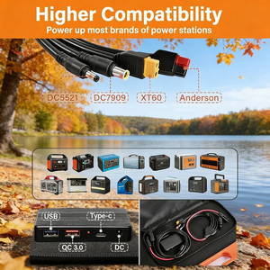 Portable 400W Foldable Solar Panel Charger 23% Conversion Rate IP67 Waterproof With USB Type-C Port for Outdoor Camping RV - Product Image 6