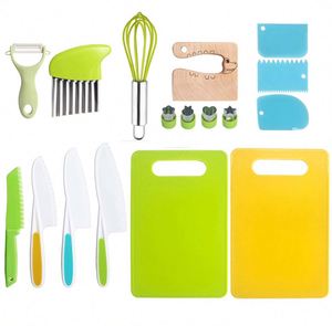 Customized Eco-friendly Ambidextrous Kids <b>Plastic</b> <b>Kitchen</b> Knife Set OEM ODM Multi-Use Vegetable Fruit Sashimi/Sushi/Fish Cutting - Product Image 5