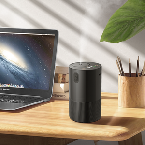 Smart USB Mini Portable Aromatherapy <b>Diffuser</b> Waterless Car & Home Fragrance Digital Touch Screen Electric Plastic Essential <b>Oil</b> - Product Image 1