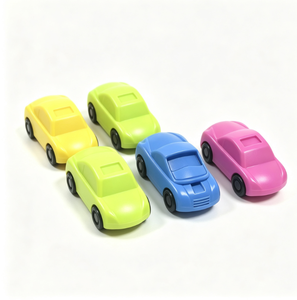 Wholesale <b>Plastic</b> Motor 1 Hole Stationery Color Pencil Sharpener for School Student Funny for Promotion - Product Image 5
