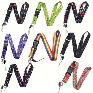 Wholesale OEM Eco-Friendly Water Resistant Badge Holder <b>Lanyard</b> Thermal Transfer Custom Color Personalized Custom Logo Printed - Product Image 2