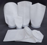 Sac filtrant 1 micron-Polypropylène 4.5 "X 20" avec anneau en plastique pour l'industrie chimique alimentaire pour le traitement des eaux usées médicales