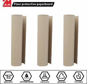 แผ่นกระดาษแข็งป้องกันพื้นลื่นพร้อมแผ่นรองกันลื่นสำหรับพื้นผิวที่เป็นลื่น - Product Image 1