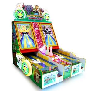 Durable Plastic English Double-Player <b>Bowling</b> Game Machine Children's Coin-Operated Arcade Entertainment Equipment - Product Image 1