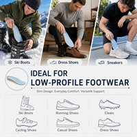 Semelles orthopédiques de soutien de la voûte plantaire pour hommes et femmes, inserts de chaussures en liège naturel, soulagement de la douleur au pied, absorption des chocs, coussinets confortables