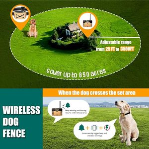 Barrière de <span class=keywords><strong>collier</strong></span> de clôture électronique GPS <span class=keywords><strong>sans</strong></span> <span class=keywords><strong>fil</strong></span>, rechargeable et étanche <span class=keywords><strong>pour</strong></span> l'extérieur, temporaire, <span class=keywords><strong>sans</strong></span> creuser - Product Image 6