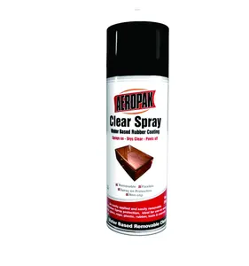400毫升Aeropak透明涂层水性橡胶涂料保护家具免受刮擦污垢污染高热