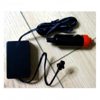 Convertisseur de fil électroluminescent PYL PYL-EL-IF-150-CAR DC12V avec modes lumière constante/clignotement/arrêt, prise allume-cigare pour montage dans la voiture