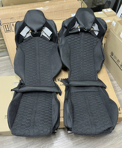 Pour <span class=keywords><strong>Audi</strong></span> A3 A4 A5 A6 A7 <span class=keywords><strong>A8</strong></span> Q3 Q5 Q7 Siège sport en fibre de carbone personnalisé Cuir véritable RS pour RS6 RS7 Barrel Racing Automobile - Product Image 2
