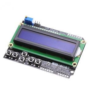 热销 1 件液晶键盘扩展板 LCD1602 LCD 1602 模块显示屏，适用于 arduinos EGA328 EGA2560 raspberry pi 蓝屏 - Product Image 2