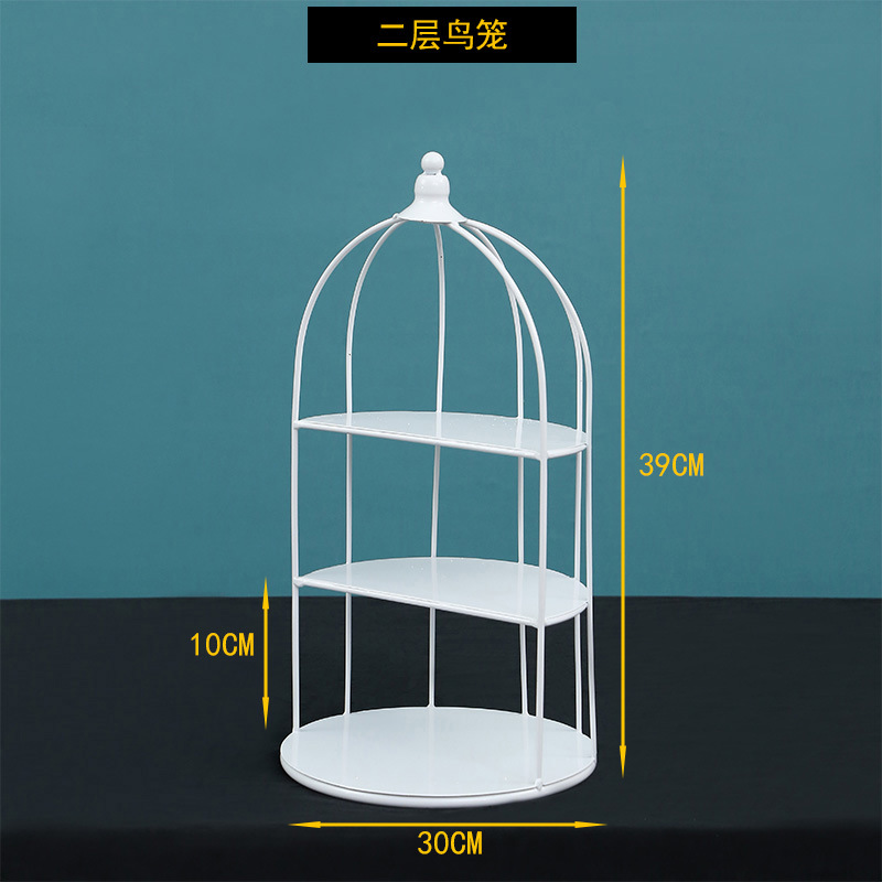 9 Cage à oiseaux à trois niveaux