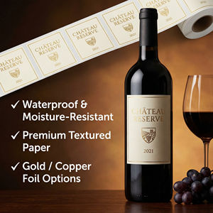 Étiquette de bouteille de vodka minimaliste nordique, autocollant personnalisé en feuille d'argent avec motif de cristal de glace sur <span class=keywords><strong>film</strong></span> transparent pour gin et spiritueux - Product Image 2