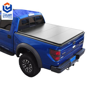 ฝาปิดกระบะท้ายรถกระบะอลูมิเนียมแบบพับได้สำหรับ <span class=keywords><strong>Hilux</strong></span> Vigo <span class=keywords><strong>Revo</strong></span> <span class=keywords><strong>Sr5</strong></span> 4x4 อุปกรณ์เสริมฝาปิดกระบะท้ายรถกระบะ - Product Image 1