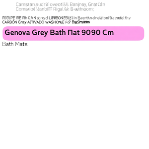 Alfombra de baño gris GENOVA (90x60cm) 18819 - Product Image 2