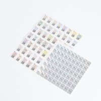 Autocollant personnalisé livret à décoller à double couche Six couches d'autocollants multicouches double face imprimés étiquettes de livret pliées