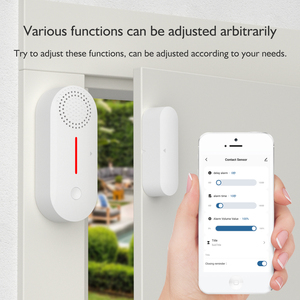 Sensor de Puerta/Ventana WiFi Tuya Compatible con Alexa/Asistente de <span class=keywords><strong>Google</strong></span>, Activación Programada, Retardo y Volumen Ajustables PST-AW301 - Product Image 6