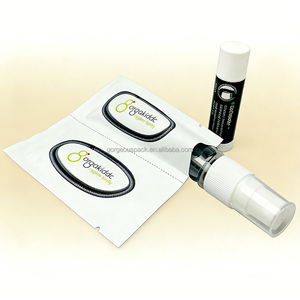 Custom Printed 3 Side Seal PE Moisture Proof 2 in 1 Samples Bags for Cosmetic Skincare Facial Cream <b>Mini</b> Pouches - Product Image 2