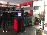 Máquina de alineación de ruedas de tienda de carrocería automática, alineador de neumáticos