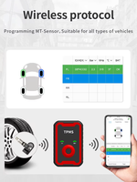 Set di 4 Sensori TPMS Programmabili e Strumento di Programmazione per il 98% delle Auto Universali Globali - Bestseller