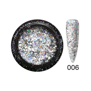 ผงเลเซอร์สีทอง เงิน รุ้ง ไทเทเนียม แบบมีประกายวิบวับ หรูหรา ไม่มีกลิ่น สำหรับ<span class=keywords><strong>ต</strong></span>กแ<span class=keywords><strong>ต</strong></span>่งเล็บ สีสันสวยงาม - Product Image 6