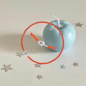 Collar de Corazones Entrelazados de Dos Tonos en Contraste, Hecho a Mano con Cuentas de Cristal de Colores, <span class=keywords><strong>Gargantilla</strong></span> Delicada para Uso Diario - Product Image 2