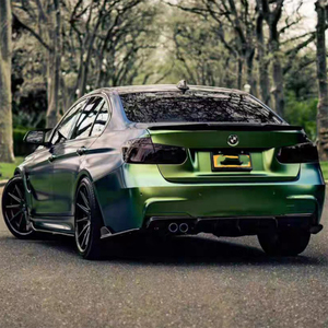 Faldones Laterales de Fibra de Carbono Estilo OTD para la Parte Trasera del Parachoques de la Serie 3 F30/M3 F80 Sedán 2013-2019 - Product Image 6