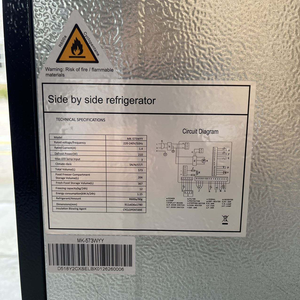 Refrigerador Side-by-Side de Acero Inoxidable con Enfriamiento por Aire y Sin Escarcha de 573L para Uso Doméstico, Capacidad de 573L para Hogares Grandes - Product Image 6