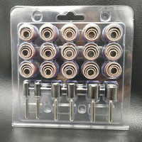 Kit d'outils de ponçage abrasif pour aluminium PEX, comprenant une tête de ponçage à lamelles coniques miniatures, un tambour de ponçage à bande et des manchons de ponçage