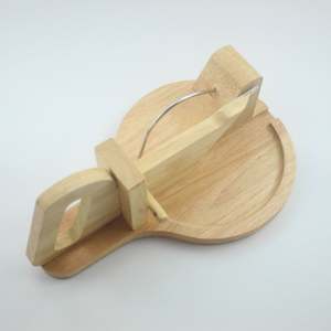 Usine Vente Directe Durable Arbre En Caoutchouc Bois Saucisse Chorizo Guillotine Trancheuse <span class=keywords><strong>Saucisson</strong></span> Guillotine - Product Image 5