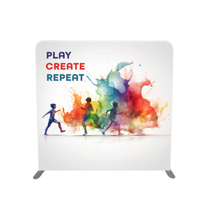 ストレッチテンション生地7.6x 7.6ftアルミチューブフレーム枕ケース展示ブース写真ブース背景壁 - Product Image 6