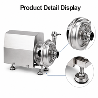 Pompe centrifuge auto-amorçante en fonte résistante à la corrosion pour drain de cabine marine, moteur DC en acier inoxydable ODM 0,5 CV