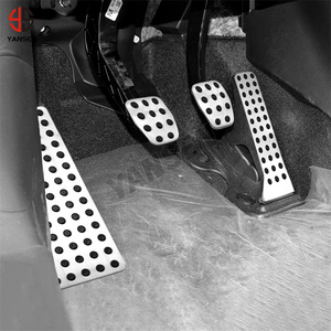 LHD tianless เหล็กอุปกรณ์เสริมรถยนต์สำหรับ CX-5 MAZDA CX-4 CX-9 Atenza กีฬาแข่งรถเชื้อเพลิงเบรคเท้าปรับเปลี่ยนแผ่นเหยียบ - Product Image 6