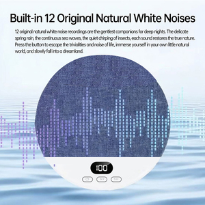 Altavoz Recargable <span class=keywords><strong>para</strong></span> Debajo de la Almohada con Alta Calidad de Sonido <span class=keywords><strong>para</strong></span> Ruido Blanco, Temporizador de Sueño y Bluetooth - Product Image 4