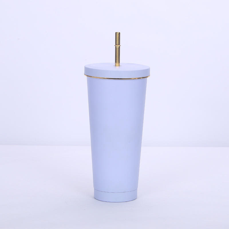 หมวกขอบทอง-สีม่วงอ่อน