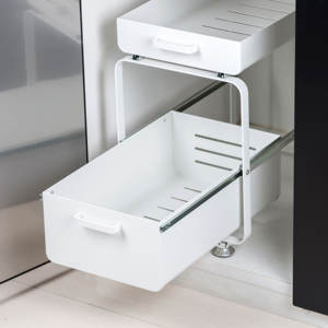 Estante Esquinero Metálico para Especias, Estante de Almacenamiento Esquinero de Hierro para Encimera, Acabado Cromado, Diseño Flexible Ecológico para Esquina de Cocina - Product Image 2