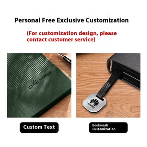 Cao cấp retro A5 kinh doanh máy tính xách tay biểu tượng tùy chỉnh mềm da món quà thiết thực cho ngày của giáo viên cao đẳng chủ đề may A3 - Product Image 6