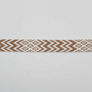 Sản xuất độ bền cao 38mm Polyester Chevron ngoằn ngoèo mô hình dây đeo vai băng vải - Product Image 5