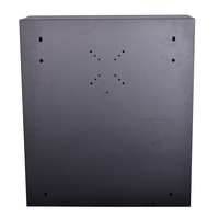 24 x 24 x 6 Zoll Weiße Schwarze DVR-Sicherheitsbox mit Lüfter Wandmontierte CCTV-DVR-Box für Überlegenes Kühlsystem NVR-Sicherheitsbox