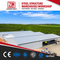 Zhongwei Nave Industrial Prefabricada de Estructura de Acero Grande y Taller de Alta Calidad de Construcción Rápida