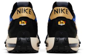 Nike Air Max Waffle Racer SP Hyper Blue Metallic Gold Chaussures de basket-ball décontractées unisexes à lacets avec semelle extérieure en caoutchouc - Product Image 3