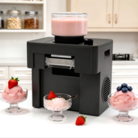 Máquina de Bebidas Congeladas, Hace Granizados, Helados y Slushies, 1L, Acero Inoxidable, Rápido en 1 Minuto, Sin Necesidad de Azúcar, 15 Modos de Velocidad, Un Solo Botón